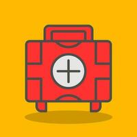 First aid kit Vector Icon Design