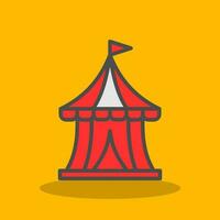 diseño de icono de vector de circo