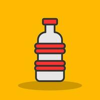 Plastic bottle Vector Icon Design