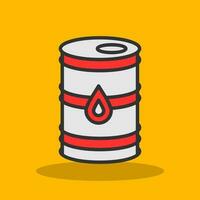 Dippel oil Vector Icon Design