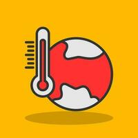 Global warming Vector Icon Design