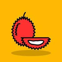 Durian Vector Icon Design