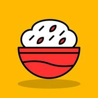 Red curry Vector Icon Design