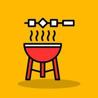 diseño de icono de vector de barbacoa