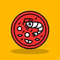 Tom yum Vector Icon Design