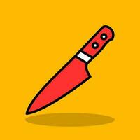 diseño de icono de vector de cuchillo