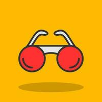 Glasses Vector Icon Design