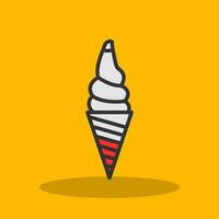 diseño de icono de vector de helado