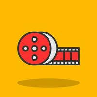 Film roll Vector Icon Design