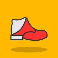 Ski boot Vector Icon Design