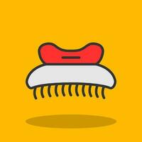 Hair clip Vector Icon Design