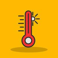 Thermometer Vector Icon Design