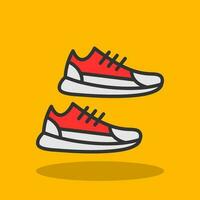 diseño de icono de vector de zapatillas