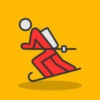 Skis Vector Icon Design