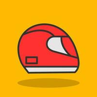 diseño de icono de vector de casco