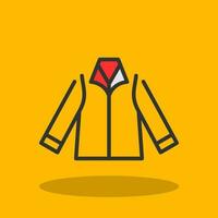 diseño de icono de vector de chaqueta