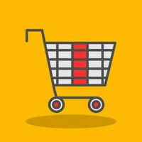 Trolley Vector Icon Design