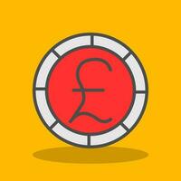 Pound Vector Icon Design