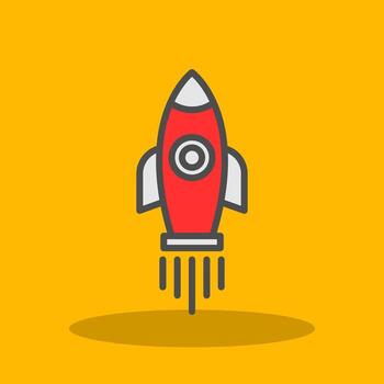 Rocket Vector Icon Design