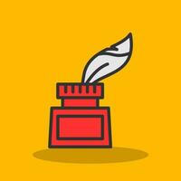Inkwell Vector Icon Design