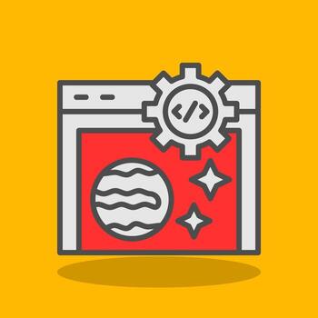codificación vector icono diseño