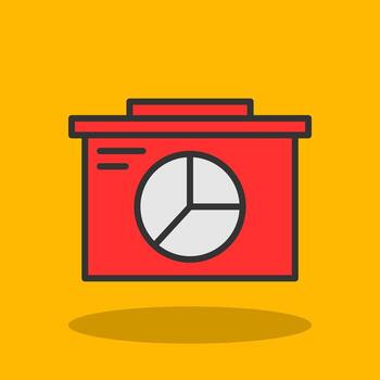 Chart Vector Icon Design