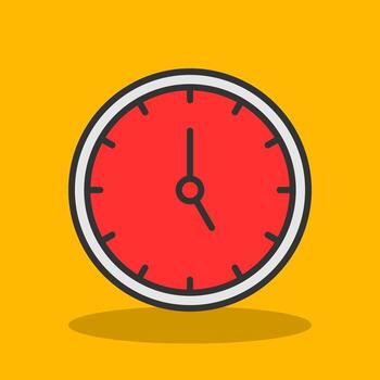 diseño de icono de vector de reloj