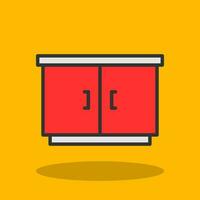 Cabinet Vector Icon Design