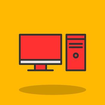 Computer Vector Icon Design
