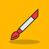 Paint brush Vector Icon Design