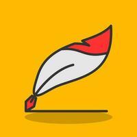 Quill pen Vector Icon Design