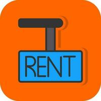 Rent Vector Icon Design