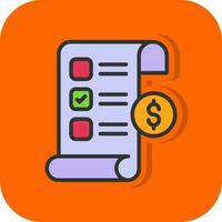 Invoice Vector Icon Design