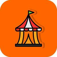 diseño de icono de vector de circo