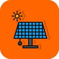 diseño de icono de vector de energía solar