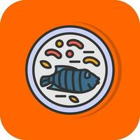 Tom kha gai Vector Icon Design