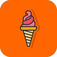 diseño de icono de vector de helado