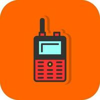 diseño de icono de vector de walkie talkie