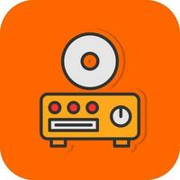 CD player Vector Icon Design