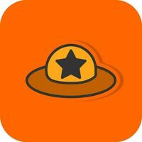 diseño de icono de vector de sombrero