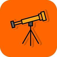 Telescope Vector Icon Design