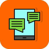 Conversation Vector Icon Design