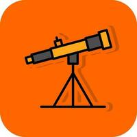 Telescope Vector Icon Design