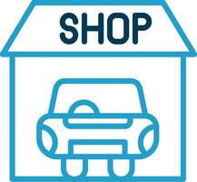 Car shop Vector Icon Design