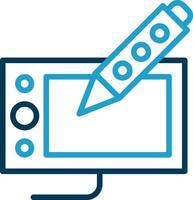 Drawing tablet Vector Icon Design