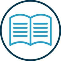 Manual book Vector Icon Design