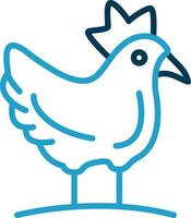 Hen Vector Icon Design