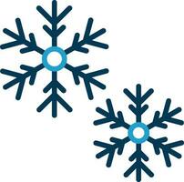 diseño de icono de vector de nieve