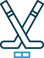 diseño de icono de vector de hockey