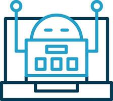 Robot Vector Icon Design